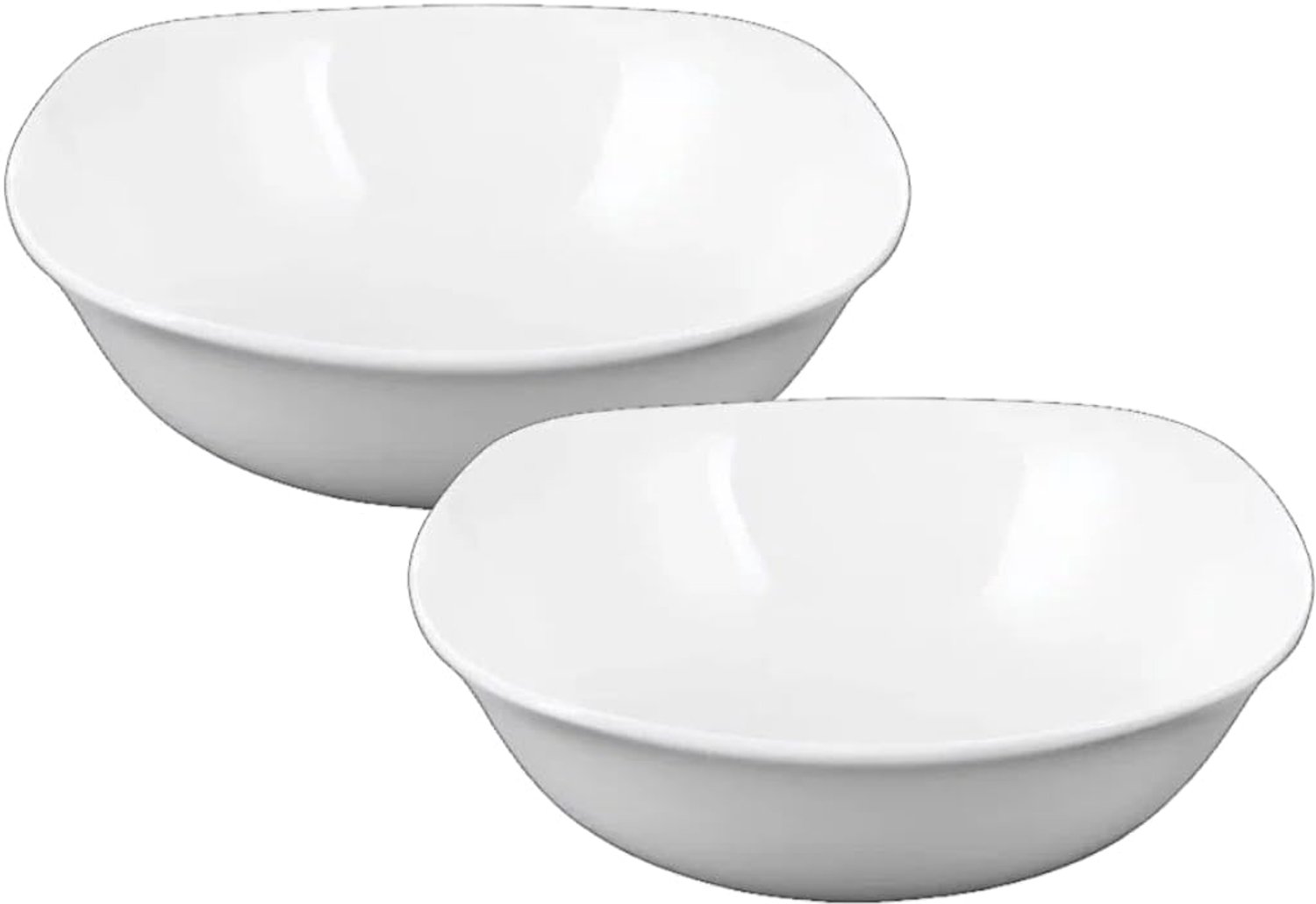 Wilmax England Kom 345 ml 14.5 cm Wit Porselein 2-delige Set