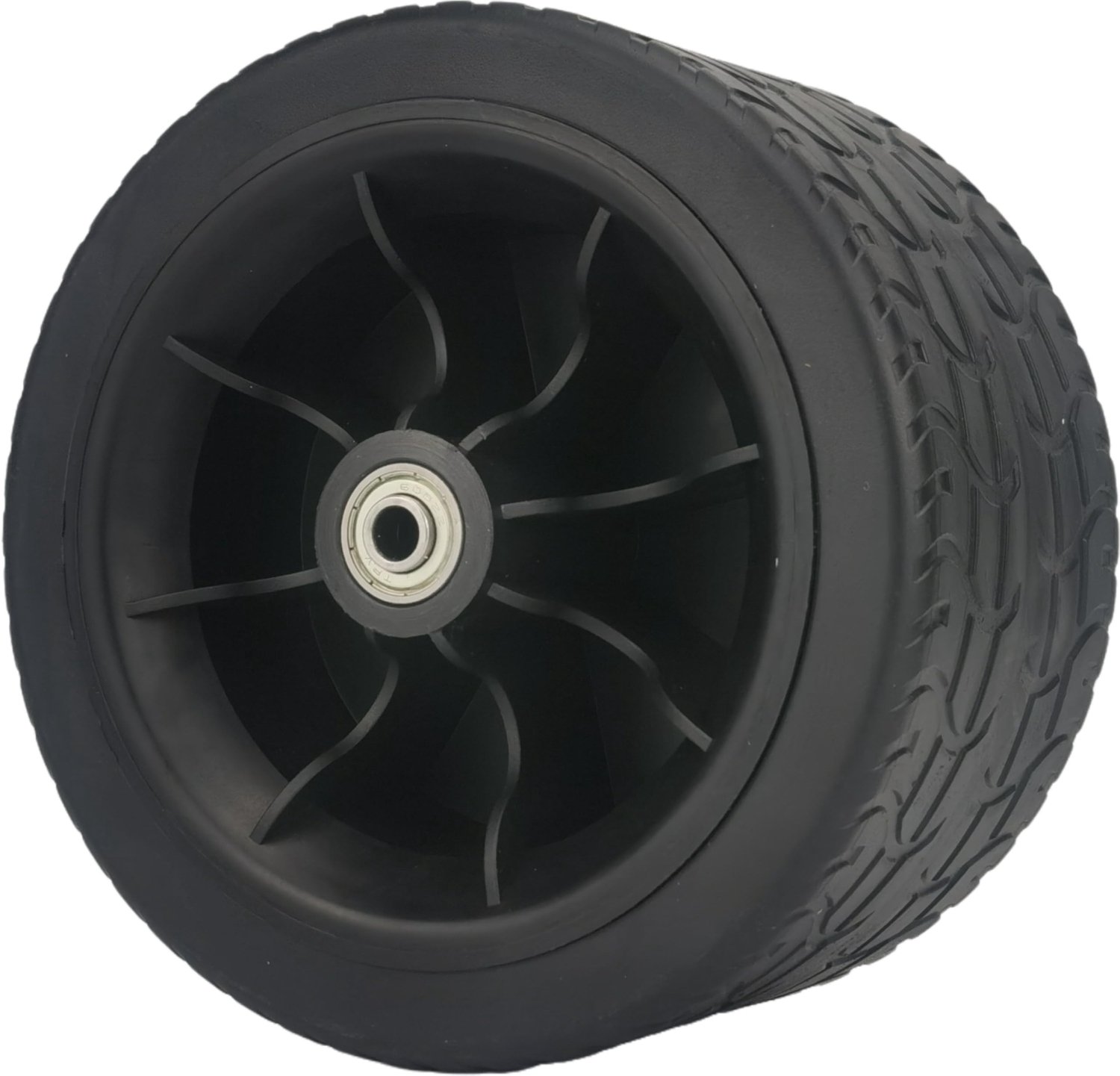Pvc-wiel 165 mm - dubbele kogellagers - slagvast kunststof - reservewiel voor campingwagens - Vemera