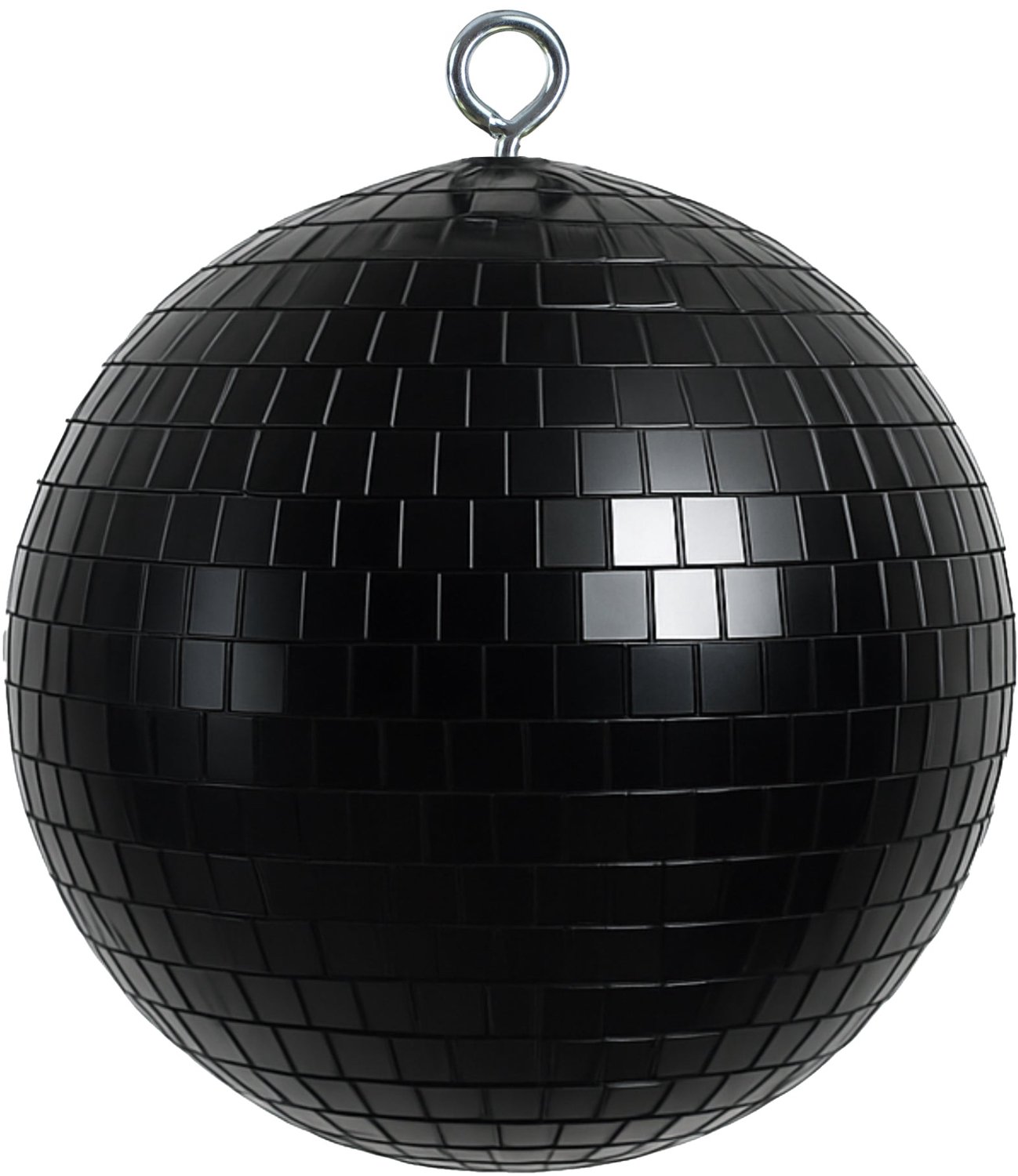 Marconi Diskobal 20 Cm - Spiegelbal - Feestdecoratie - Zwart - Met Ophanghaak Voor Motor