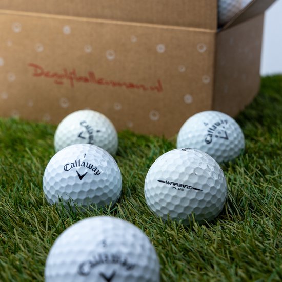 Callaway Warbird - Lakeballs - 25 gebruikte golfballen - wit — afbeelding 2