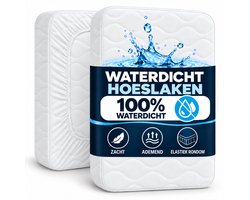KOMFORTEC Matrasbeschermer 180x200 cm – 100 g/m² – Waterafstotend – OEKO-TEX Gecertificeerd – Met Elastische Hoekbanden – Geruisarm
