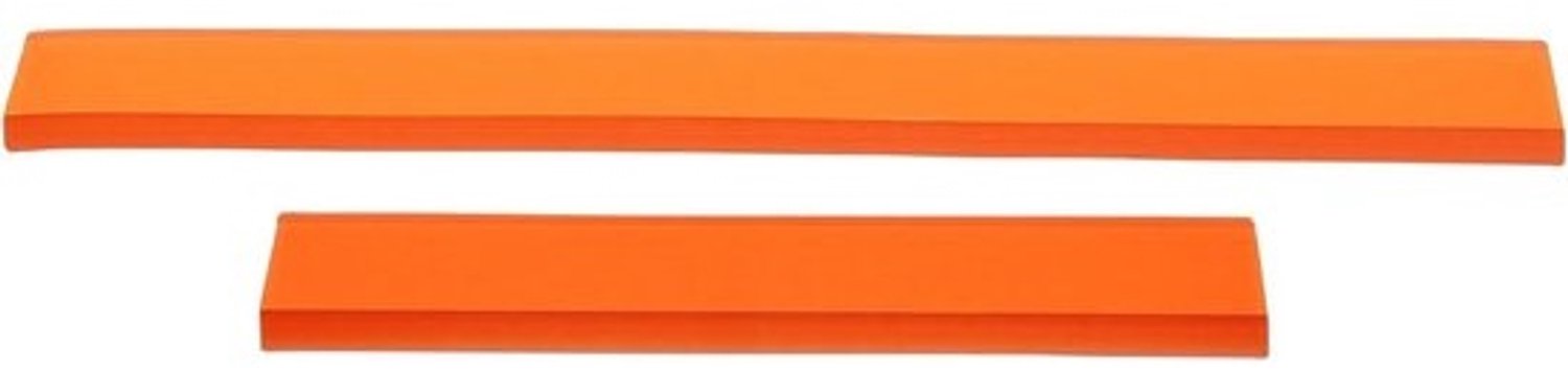 Boogvormige Stopverfschraper - Applicator voor muurvuller - Muren gladmaken - Flexibel boogvormig ontwerp - 30 Cm 50 Cm 2 Stuks - Grijs