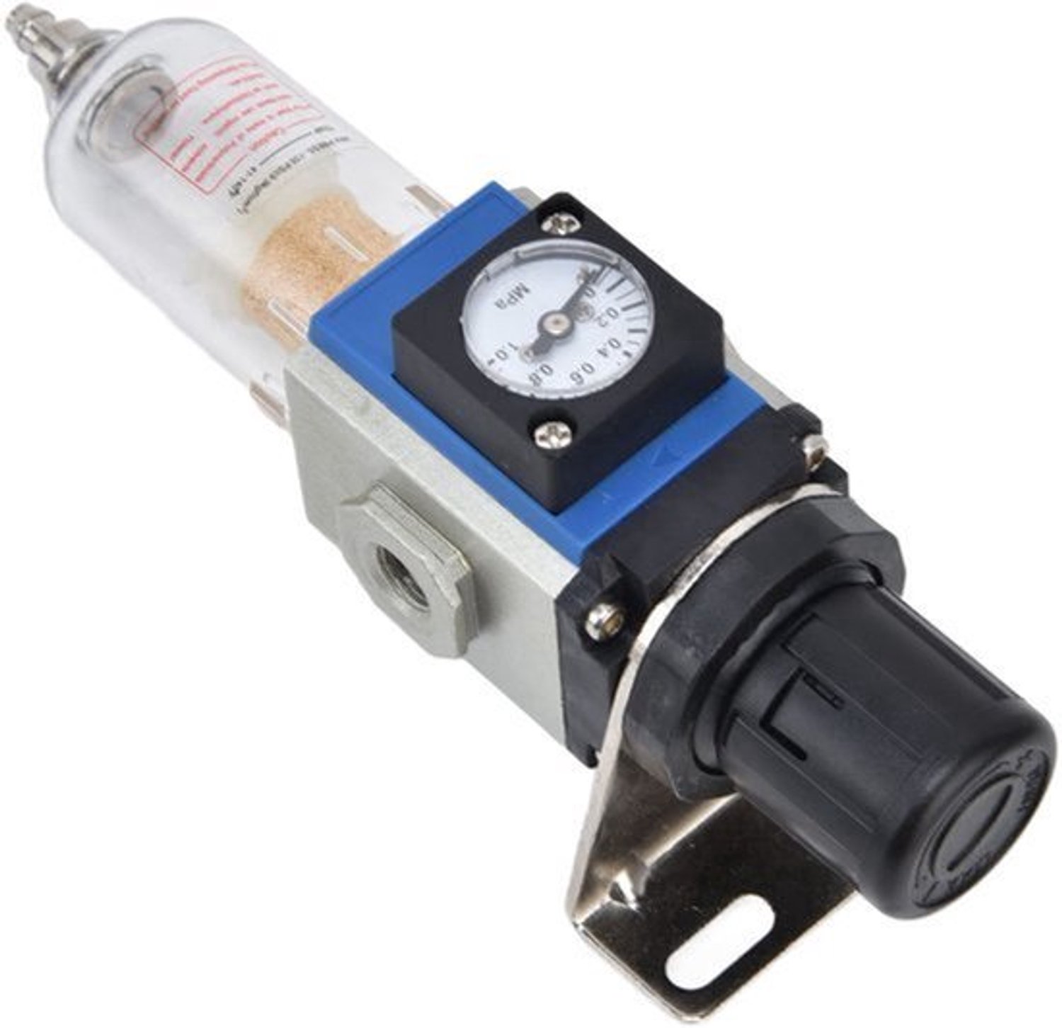 Luchtfilter met Manometer, Drukregelfilters, Luchtcompressorfilter Hoge Nauwkeurigheid, Combinatiefilters en Regelaars voor Perslucht