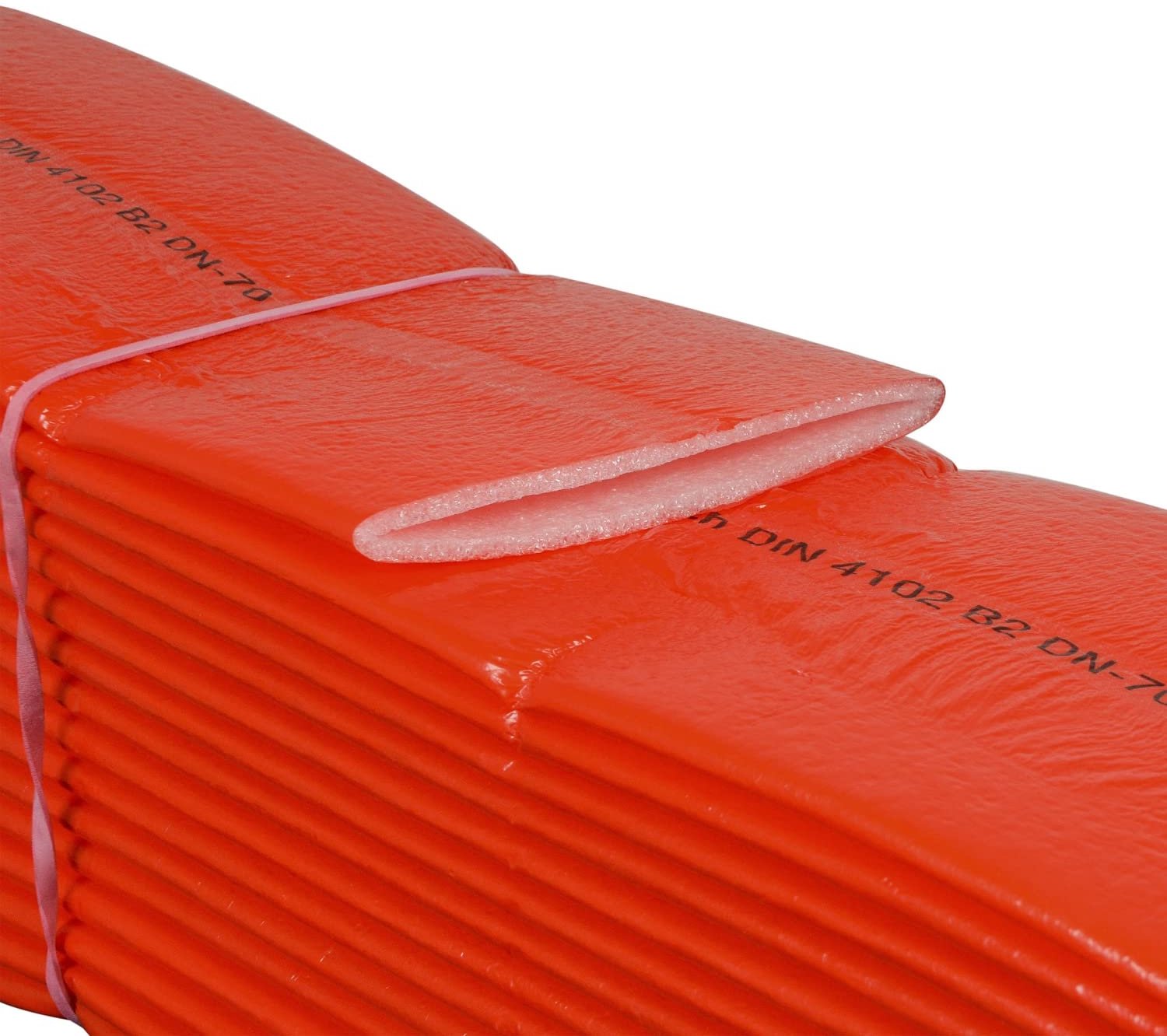 PE Beschermslang voor Afvalwaterisolatie - 4mm Rood