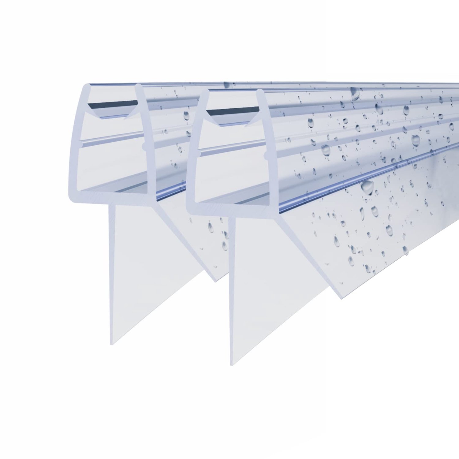 Doucheafdichting 2 x 100 cm voor Douchedeuren en Badkuip