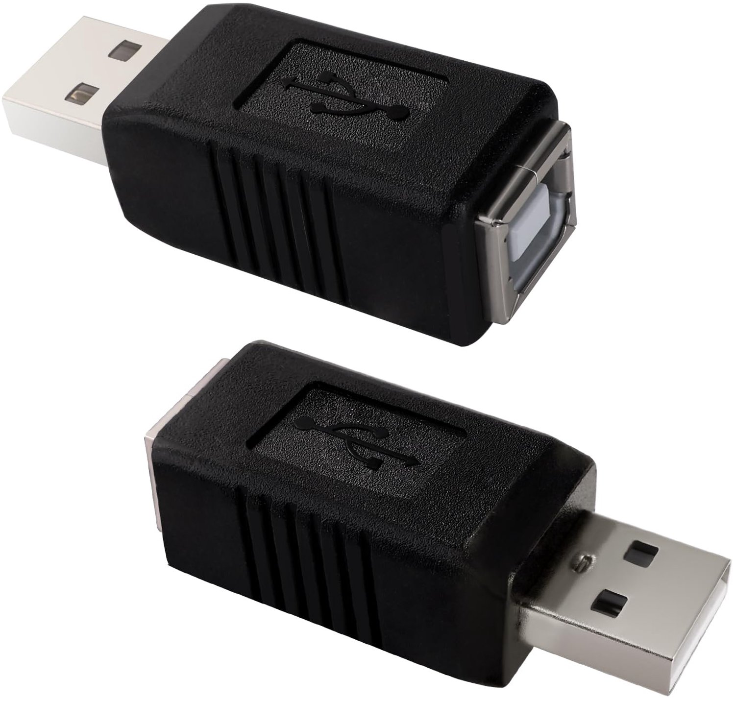 Set van 2 USB A naar B Adapters voor Printer en Scanner