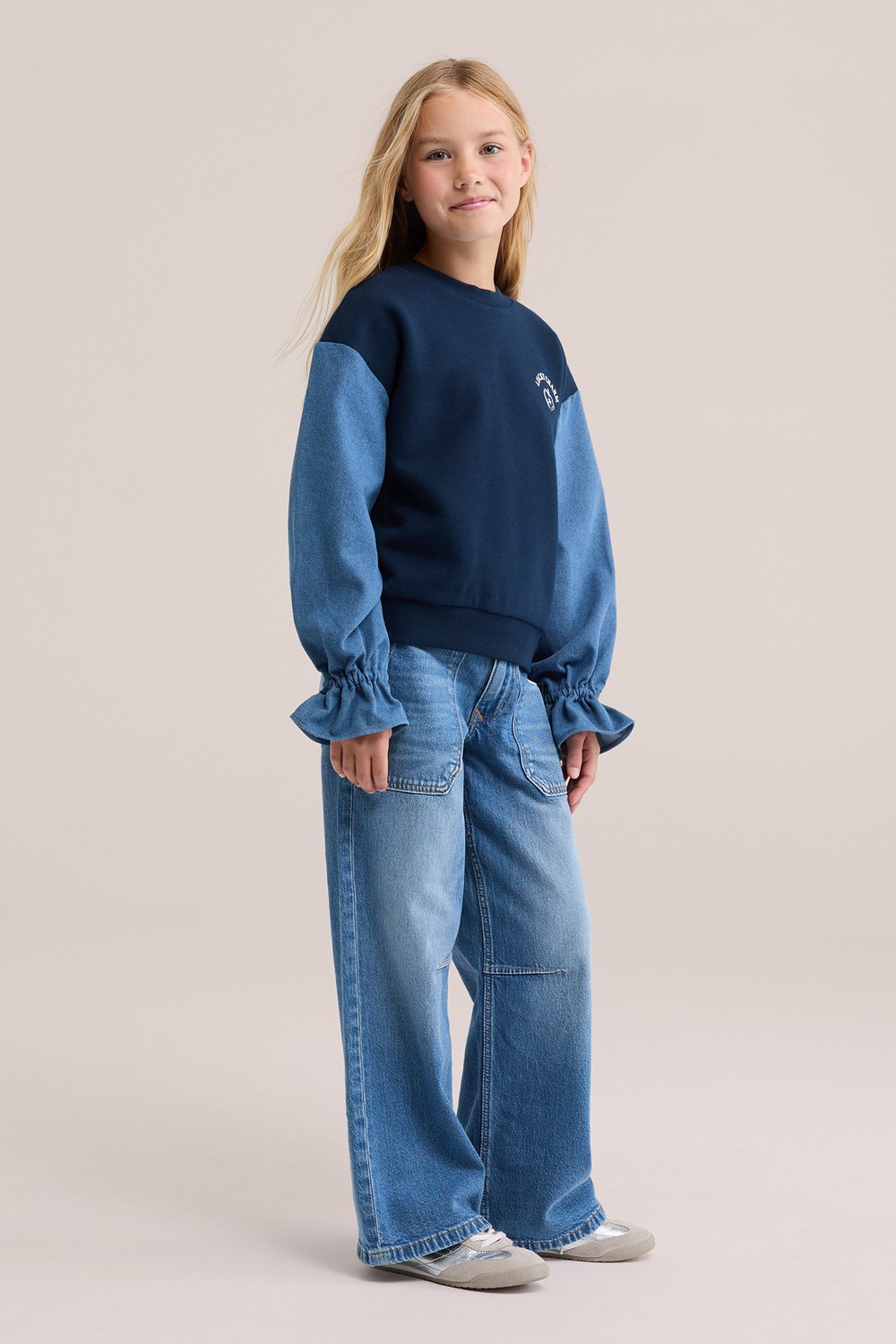 WE Fashion Meisjes oversized sweater