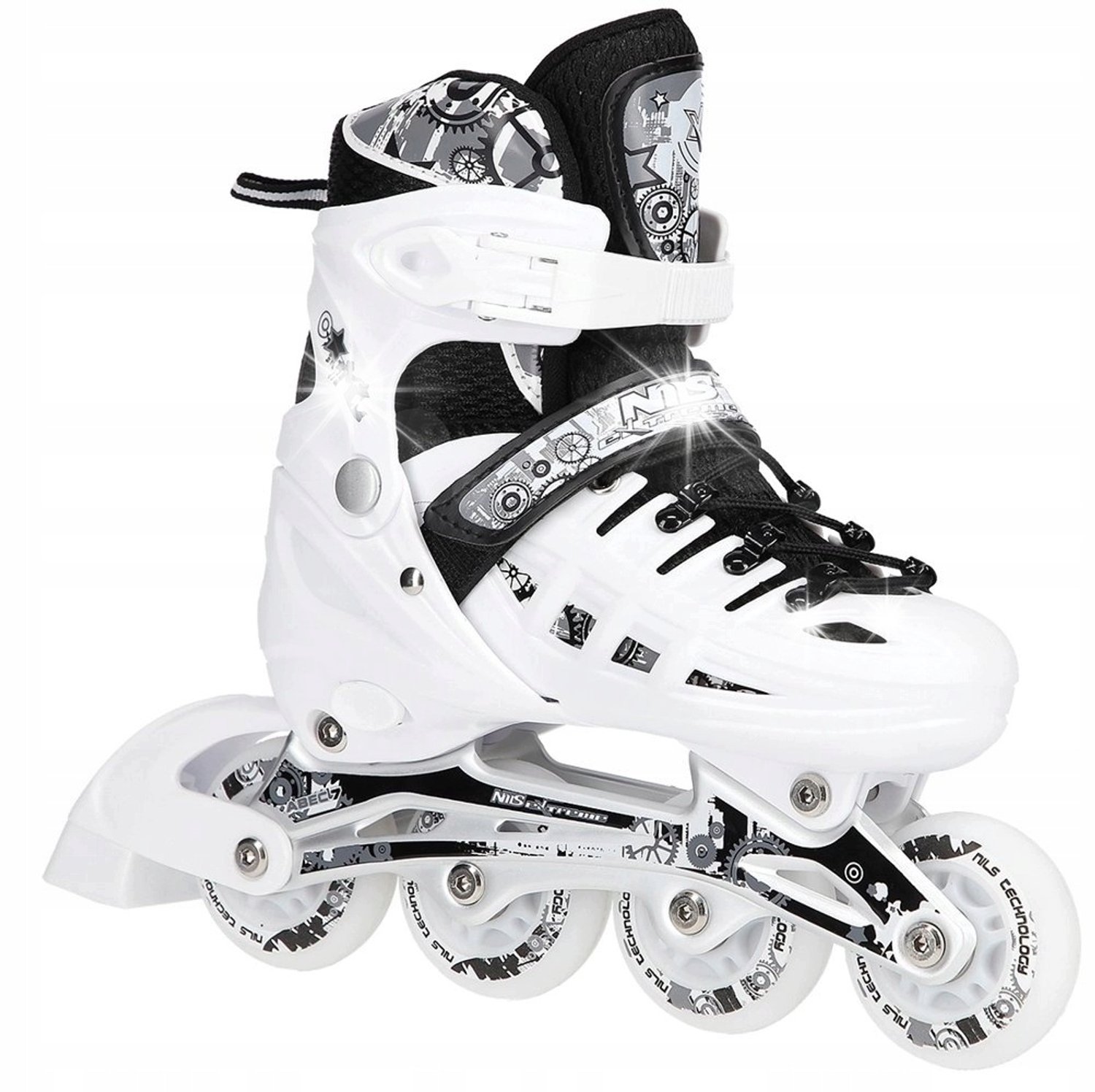 Verstelbare Kinder IJshockey Schaatsen/Skeelers 4-in-1 met LED