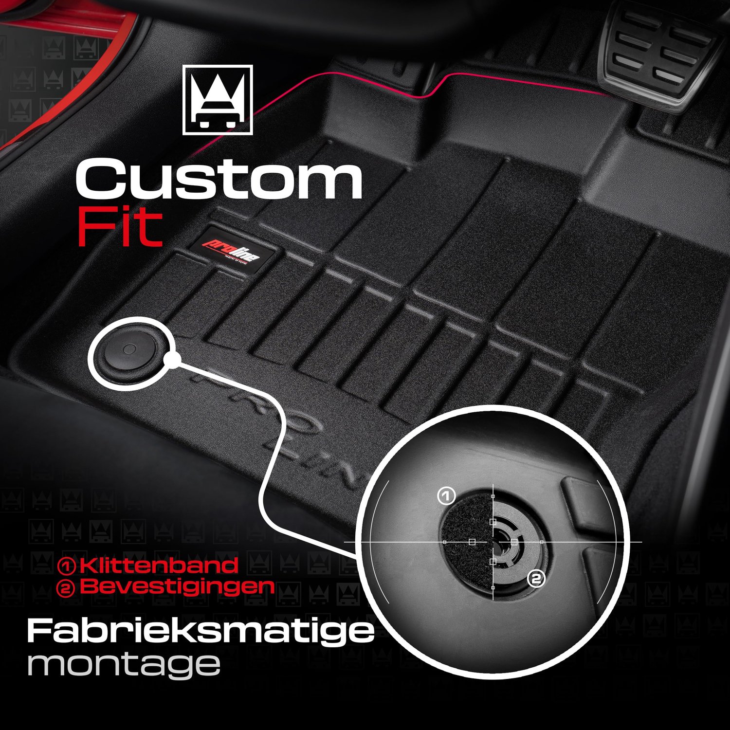 MOTOS Auto-vloermatten van rubber voor Tesla Model Y vanaf 2020 Verbeter uw reiscomfort met Anti-Slip Mat Car 3D- Vloermatten voor alle weersomstandig – foto 2