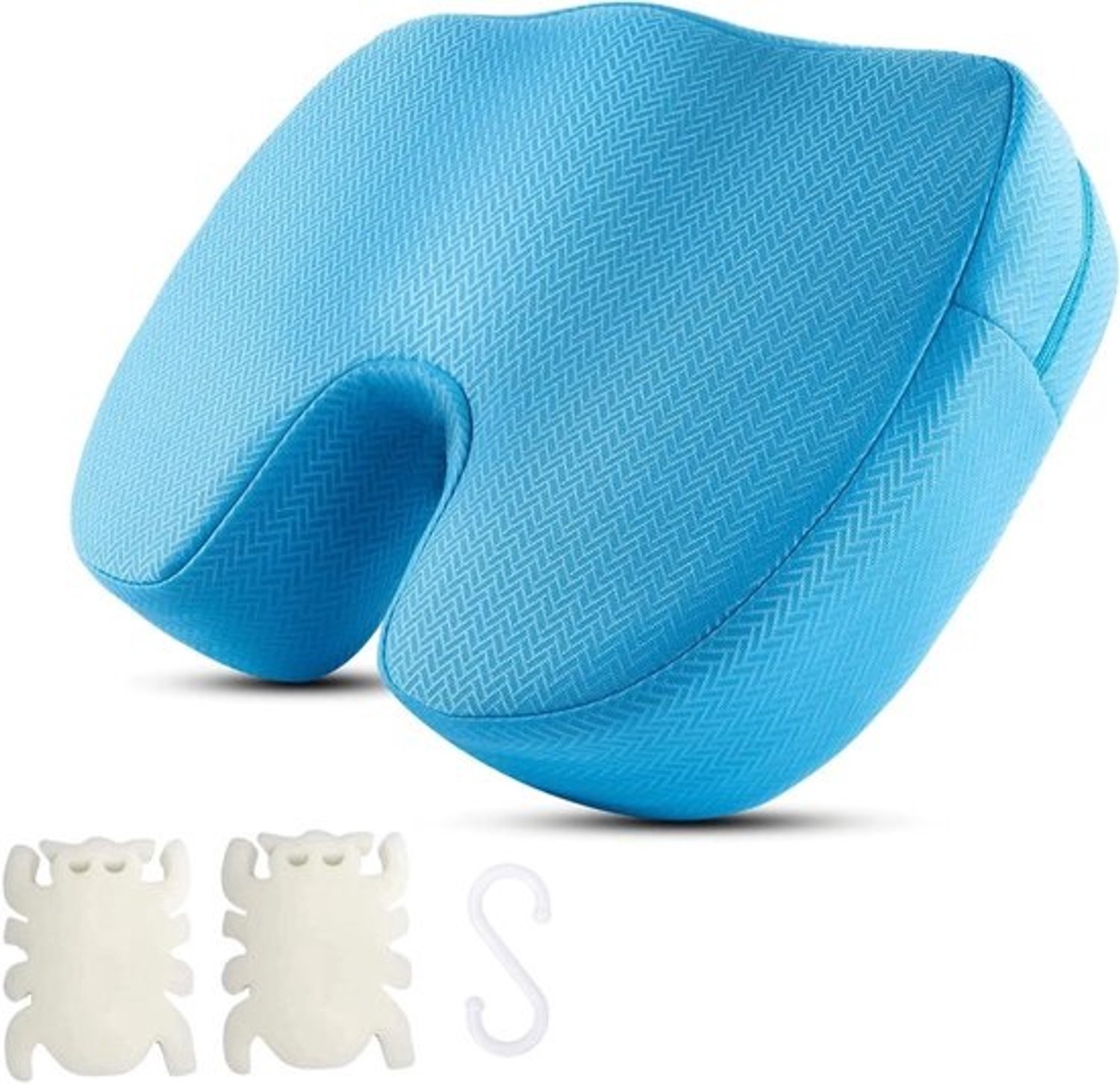 Gewogen Badzitje - Badkussen Verhoger - Comfortabel Baden - 5 Verzwaarde Secties - 35 x 30 x 12 cm - Grijs