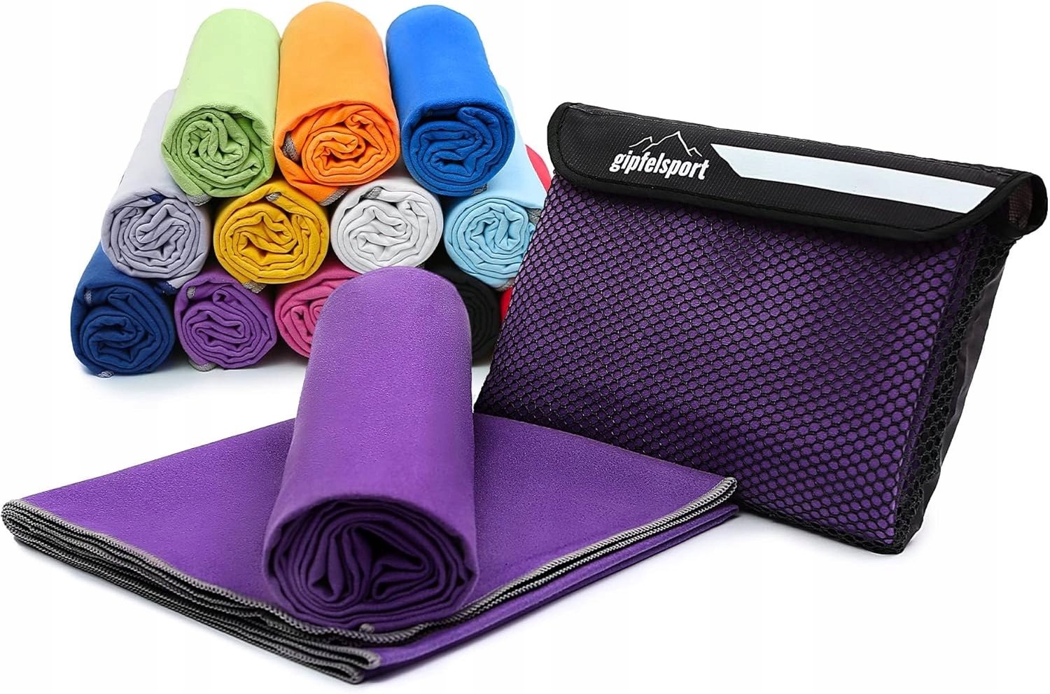 Sport Microvezel Handdoeken Set Sneldrogend 80x40 cm