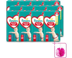 12 x Pampers – Luierbroekjes – Pants Maat 3 – 56 Luiers - Bulkverpakking - Luiers voor baby - Douchemop - Luierbroekjes