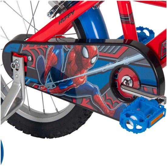 Spider-Man Kinderfiets - Jongens - 16 inch - Rood - Twee handremmen — afbeelding 3