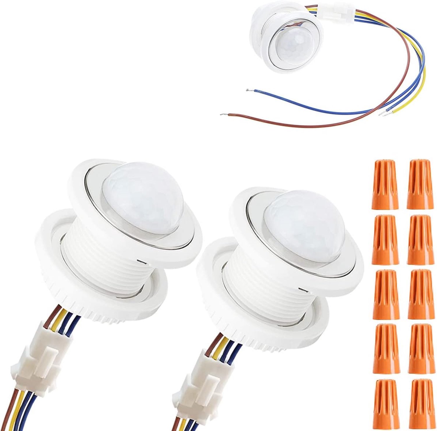 PIR Motion Sensor, Adjustable Light Switch, 110-240 V, Human Body Activated LED Sensor, Intelligent Detection, Delay - ShopVlot