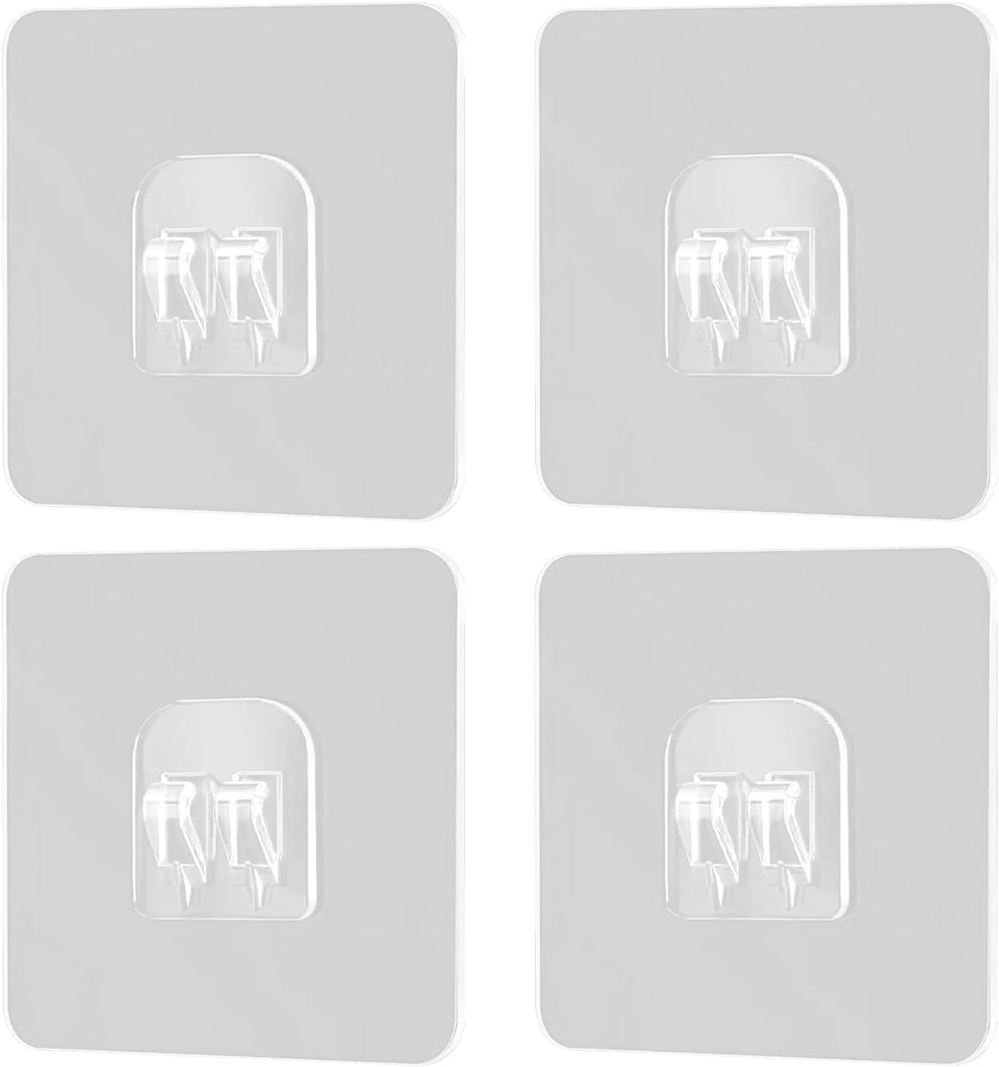 5 stuks douche Caddy zelfklevende haken, 6 x 6 cm enkele haak - ShopVlot