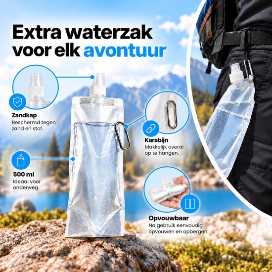 Zwoli® Waterfilter - 8000L - Waterzuiveringsapparaat - Noodpakket - Waterfiltersysteem - Outdoor - Groen — afbeelding 3
