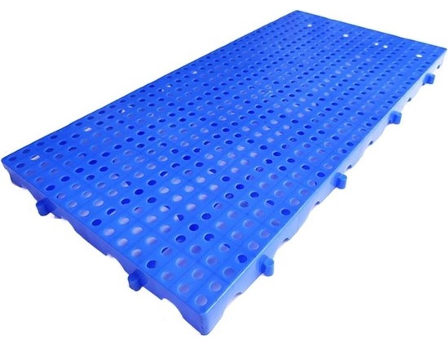 Ventilatierooster Pallet - Plastic Vloer - Opslag Beschermen - Waterdicht Vochtbestendig - 100x50x5cm - Grijs