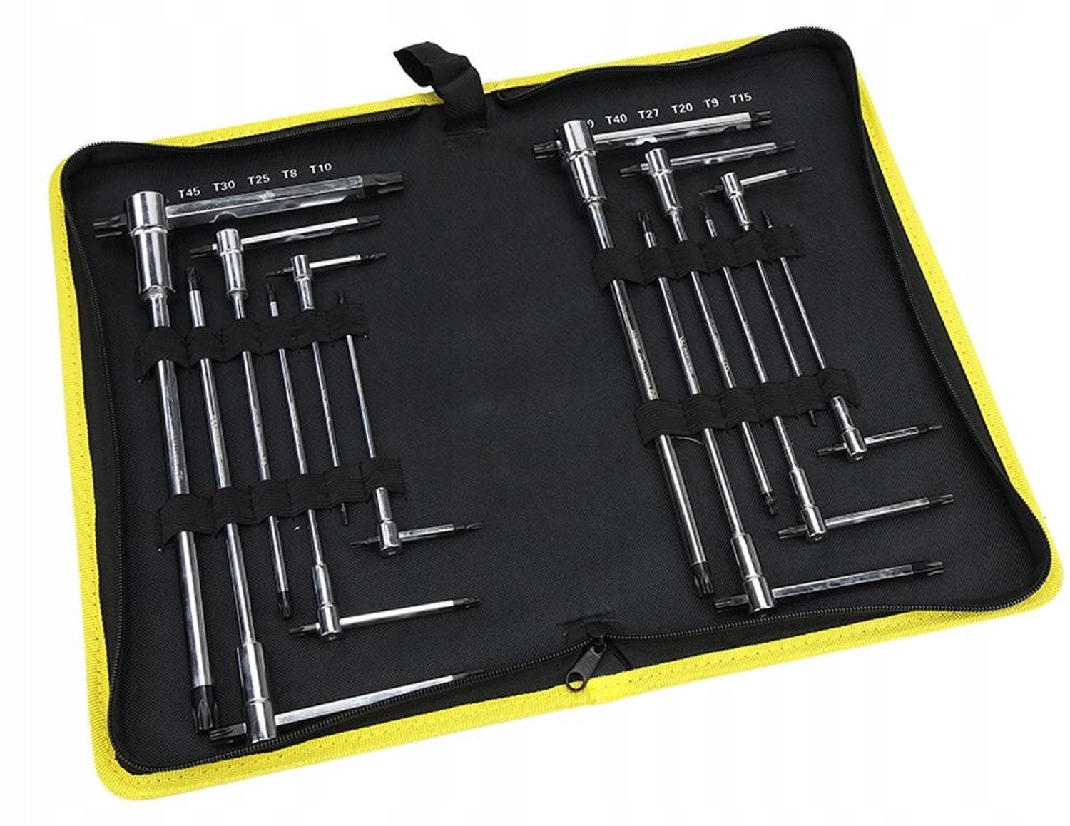Waryński TORX T-sleutelset 12-delig in hoes