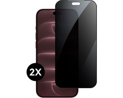 2x Screenprotector geschikt voor iPhone 18 Pro Screen protector Prive Privacy Glas Gehard Tempered Glass Full Cover - Privacy Screen Protector geschikt voor iPhone 18 Pro screenprotector - Gehard Glas - Beschermglas - 2 stuks