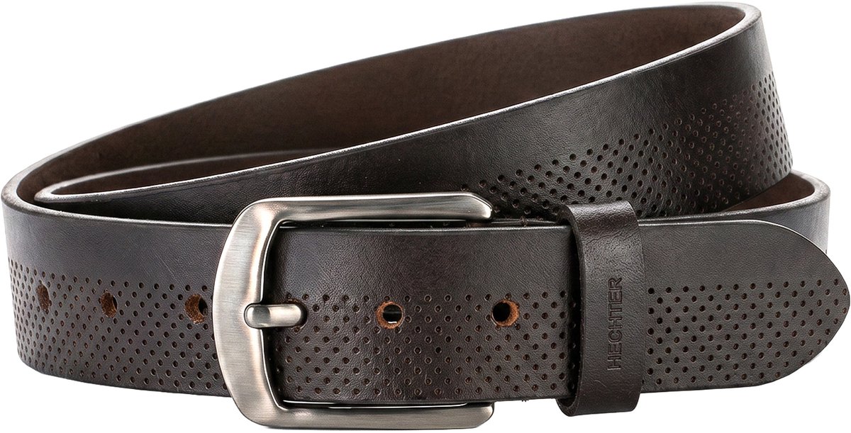 HECHTER leren heren riem - bruin