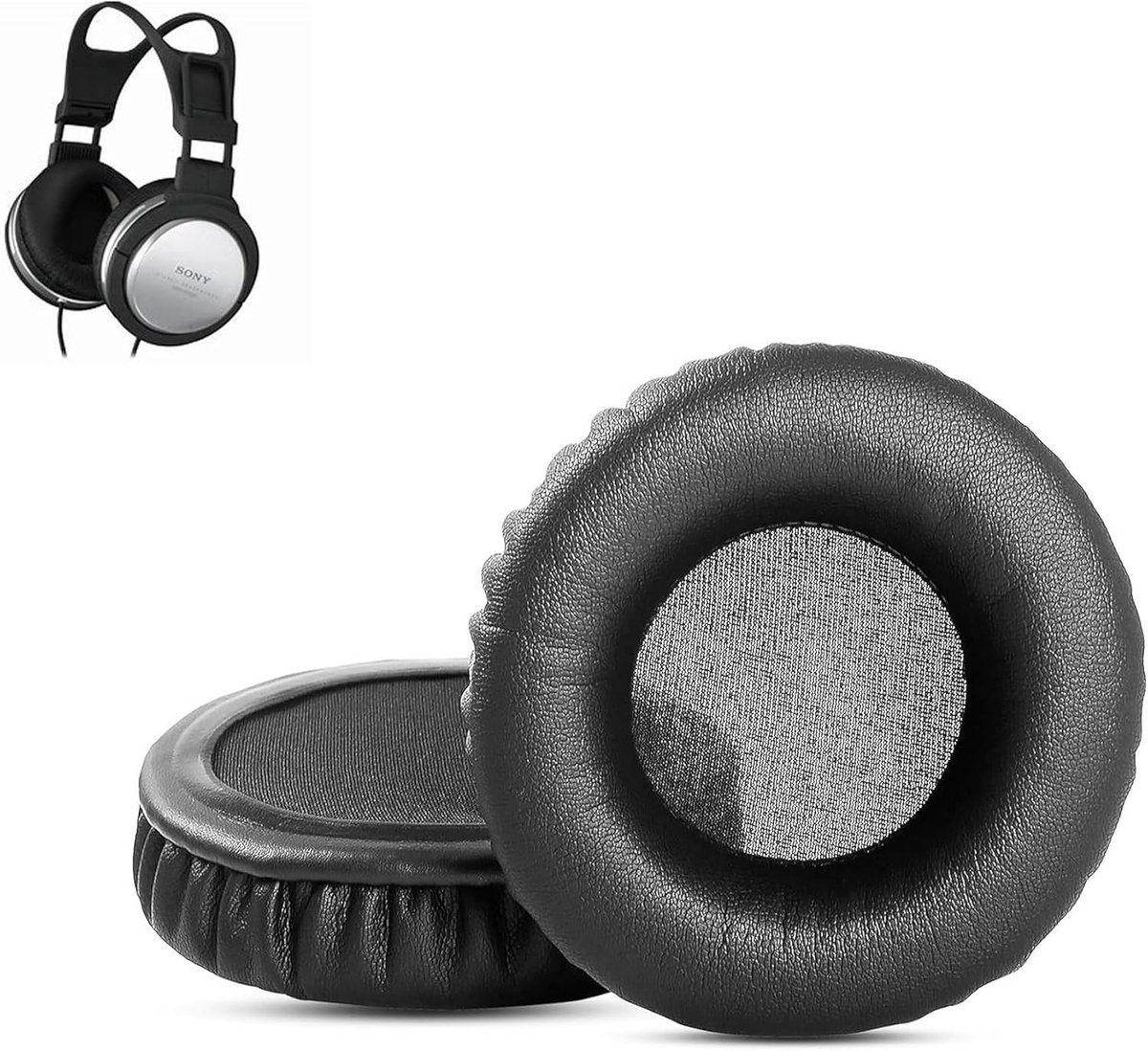 Vervangende Oorkussens voor Hoofdtelefoon, Earcup Onderdelen voor Comfort en Geluidskwaliteit – 90mm