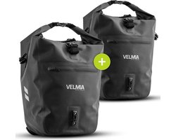 100% waterdichte Velmia Fietstas voor bagagedrager met praktische draaggreep - Ruime bagagedragertas voor achterop - Fietstassen voor extra bagage