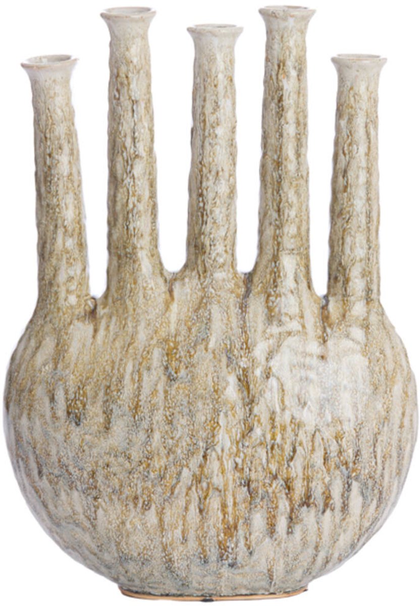 Light & Living Vaas BEKAPO - 34x14x48cm - Bruin