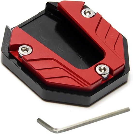 Verlengplaat voor Motorsteun - Versterkte Voet voor Zijstandaard - Universele Motoraccessoires voor Stabiliteit en Veiligheid — afbeelding 4
