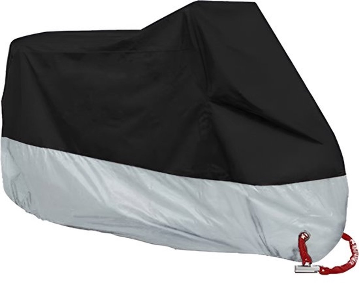 E-shop4u® - Motorfietshoes - Universeel - Waterdicht - UV-Bescherming - Scooter Covers - Outdoor Uv Protector - Maat M - Zilver Zwart