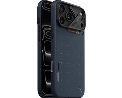 AULUMU Ultra-Slim Case - Hoesje Geschikt voor Apple iPhone 18 Pro Max - Compatibel met MagSafe - 1500D Aramid Fiber Back Cover - Ultra Dun - Blauw