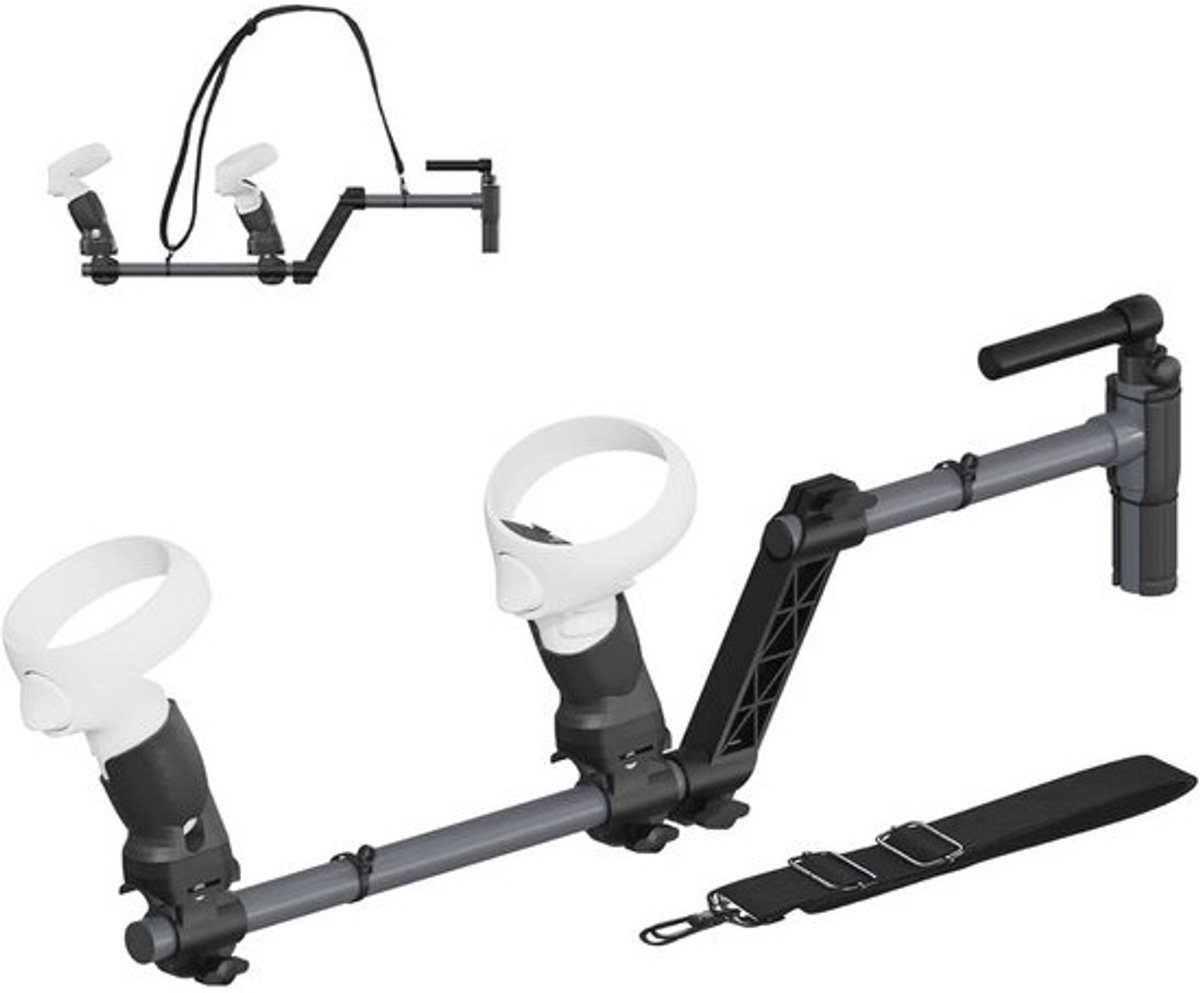 Magnetische VR Geweerkolf voor Oculus Quest 2 - Lichtgewicht en Snel Te Verwijderen Adapter voor Gaming
