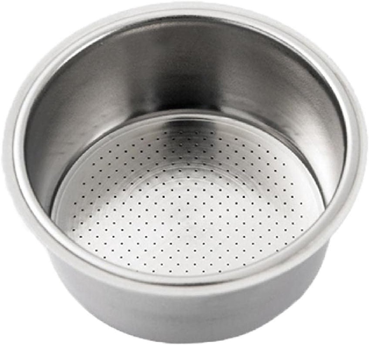 52mm Koffie Filter Mand Zilver RVS Zeef, 2 Kopjes Drukfilter Mand Espresso Filter Mand voor Portafilter Koffiemachine voor Breville Gustino Electrolux 1 STKS