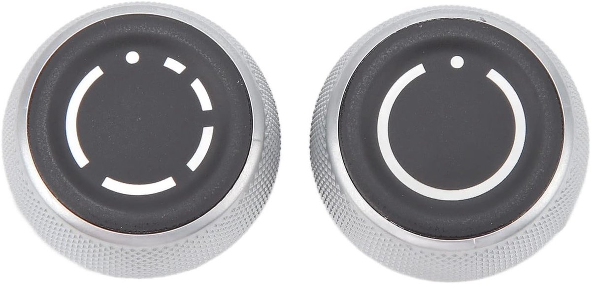 Radio Knoppen Vervanging voor Boxster Cayman 911, Duurzame Multimedia Volume Knop Caps voor Links en Rechts, Gevoelige Bediening en Perfecte Pasvorm