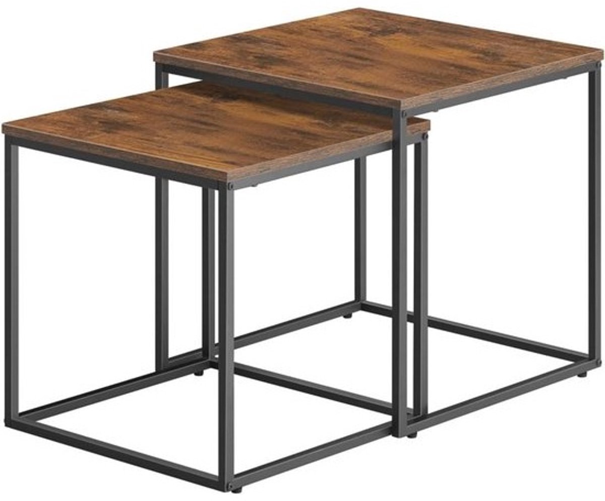 Salontafelset 2 Delig Modern Ruimtebesparend 45/50 cm