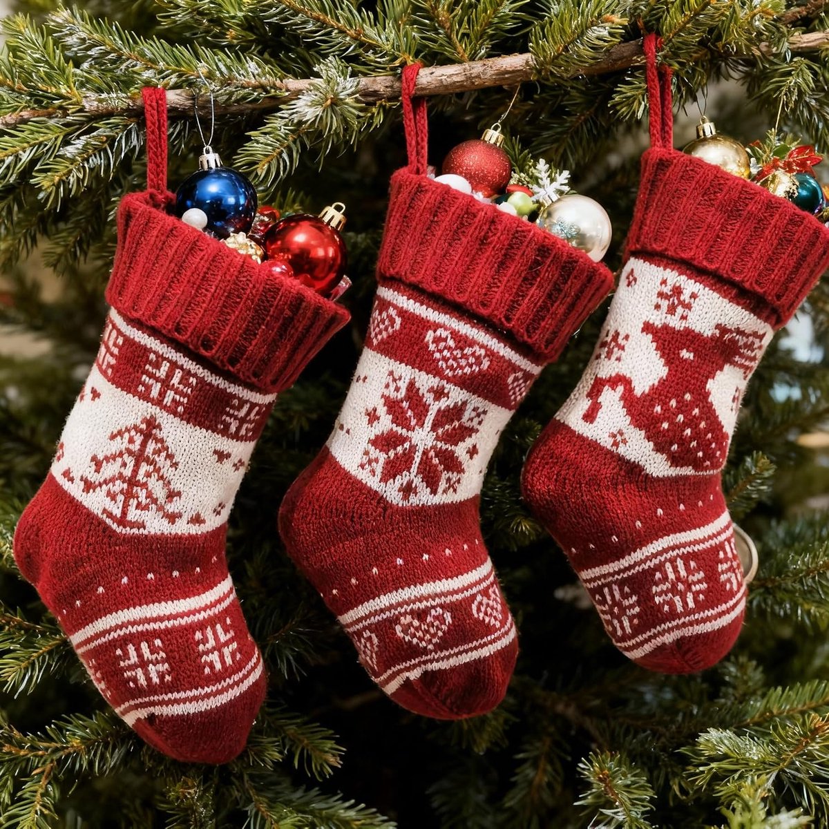 Kousen Samll Leuke Opknoping Sokken Xmas Decoraties voor Familie Vakantie Open Haard Decor Gift Boom Ornamenten (6)