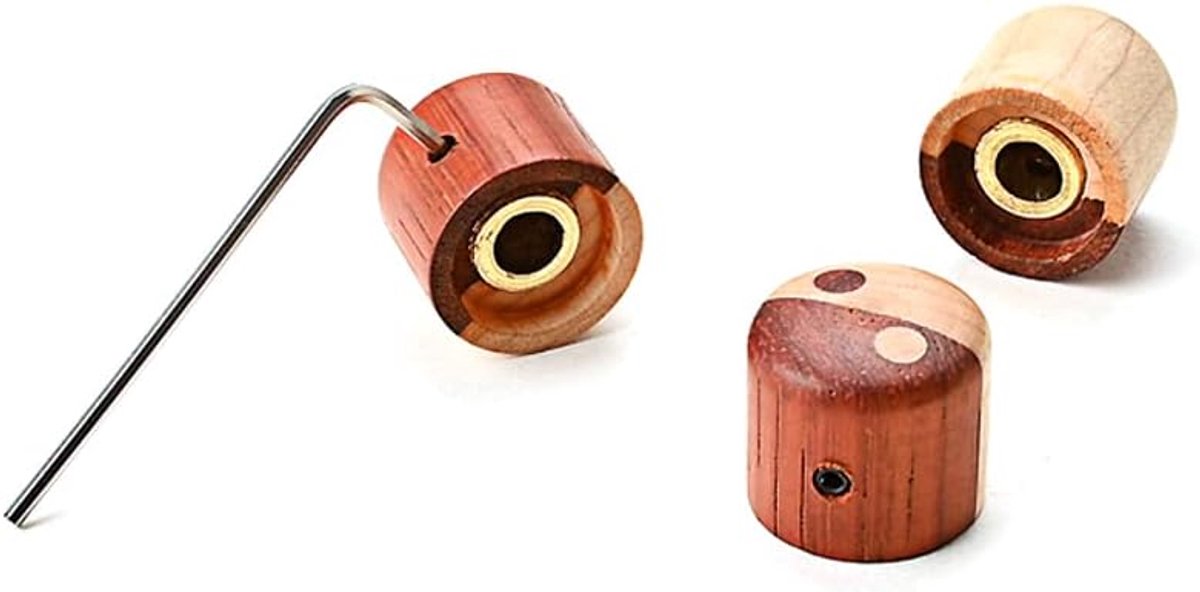 Gitaar bedieningsknop Maple of Beach afwerking toon of volume