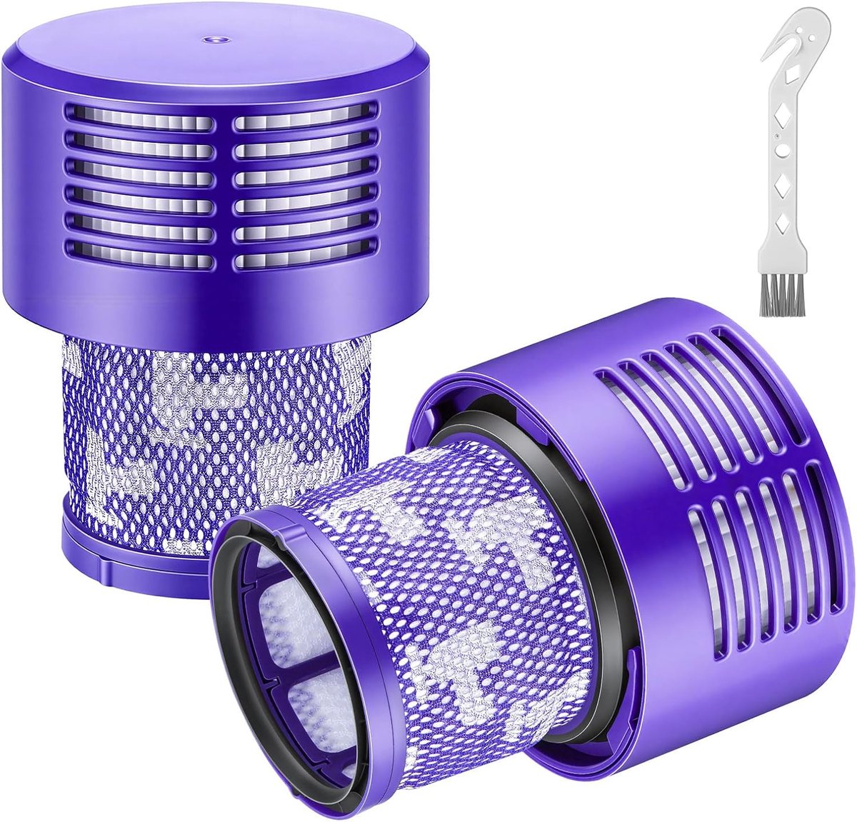Filter voor Dyson V10 SV12, vervangingsfilter voor Dyson V10 Absolute, V10 Animal, V10 Total Clean, V10 Motorhead, V10 Cyclone Series, SV12 stofzuiger, wasbaar V10-filter, vervanging #DY-969082-01