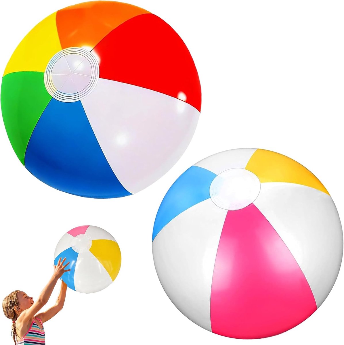 Strandballen 40cm 6- & 4-Kleur