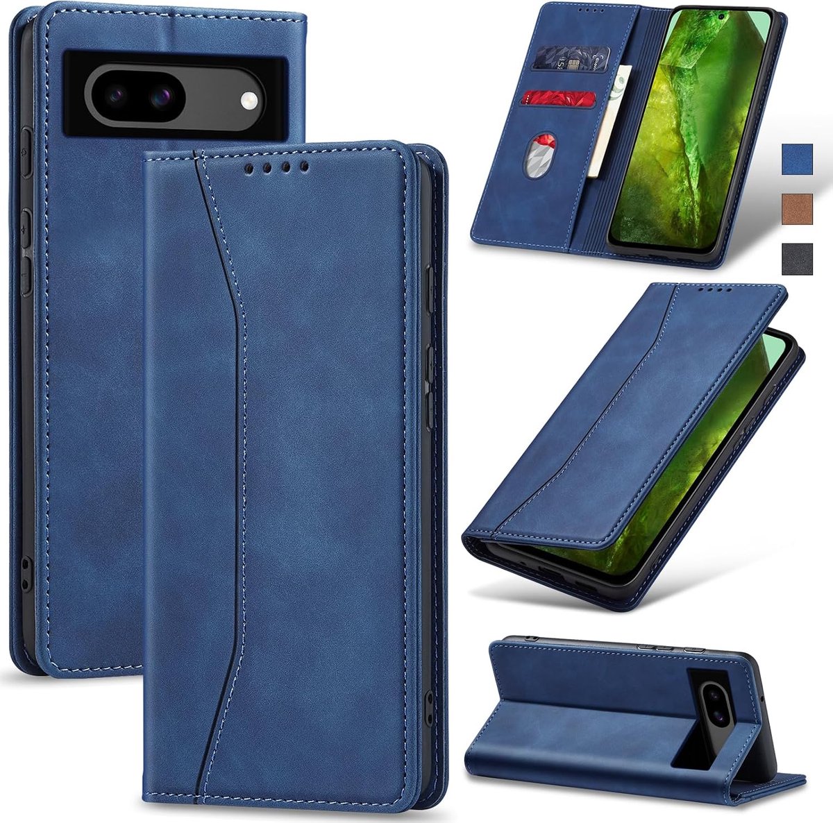 Hoesje voor Google Pixel 8A,Blauw