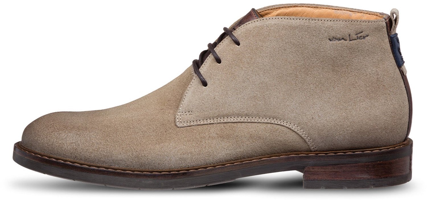 VANLIER - Heren Schoenen Boston - Beige - Maat 44