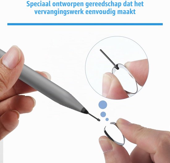 Markeerstiftpunten 10 stuks - Vervangende penpunten - Soft fiber nibs voor Remarkable 1/2 - Voor optimale schrijfervaring m-winkel - m-winkel — afbeelding 4
