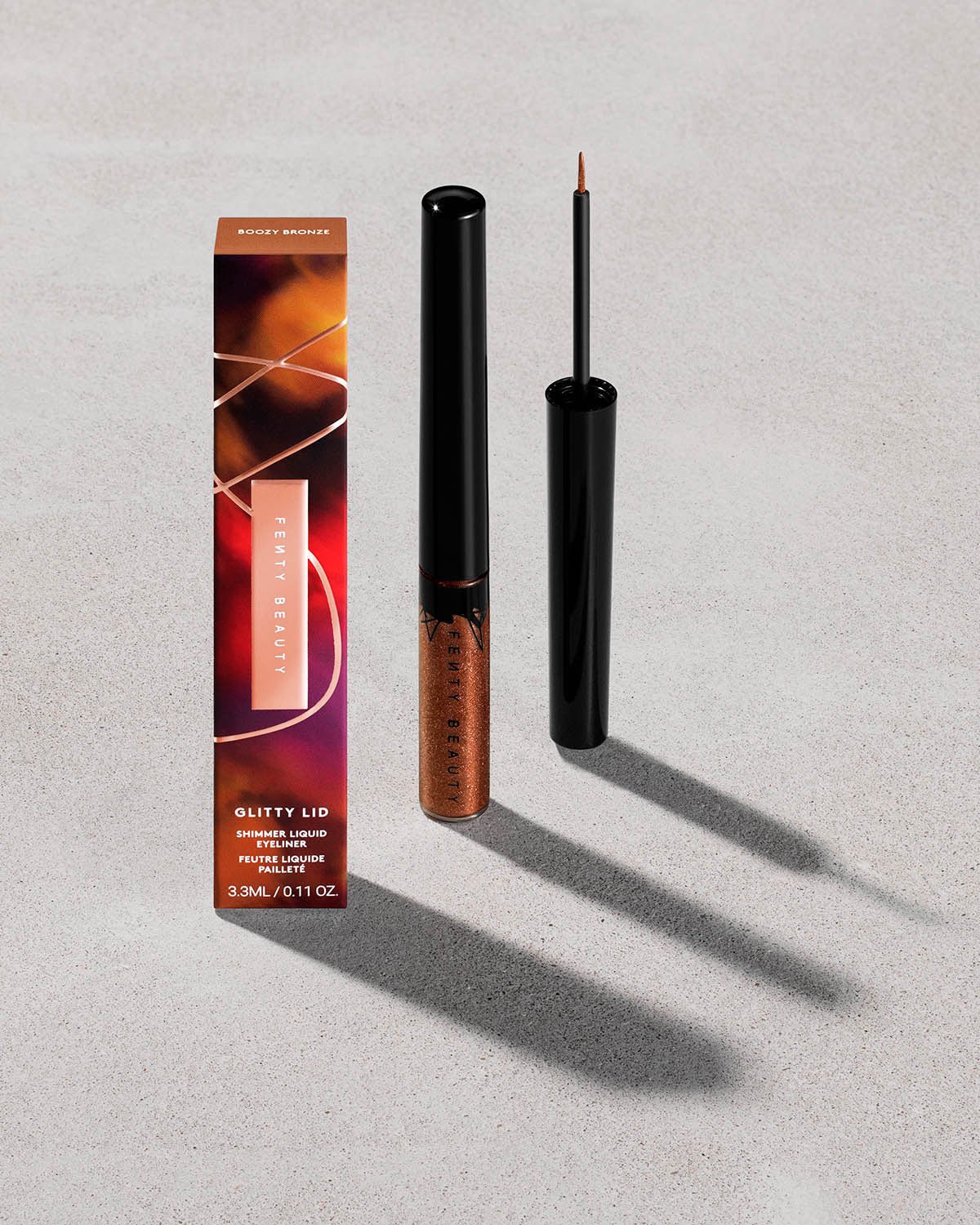 Fenty Beauty Glitty Lid Shimmer Liquid Eyeliner - Boozy Bronze - 17,6 g