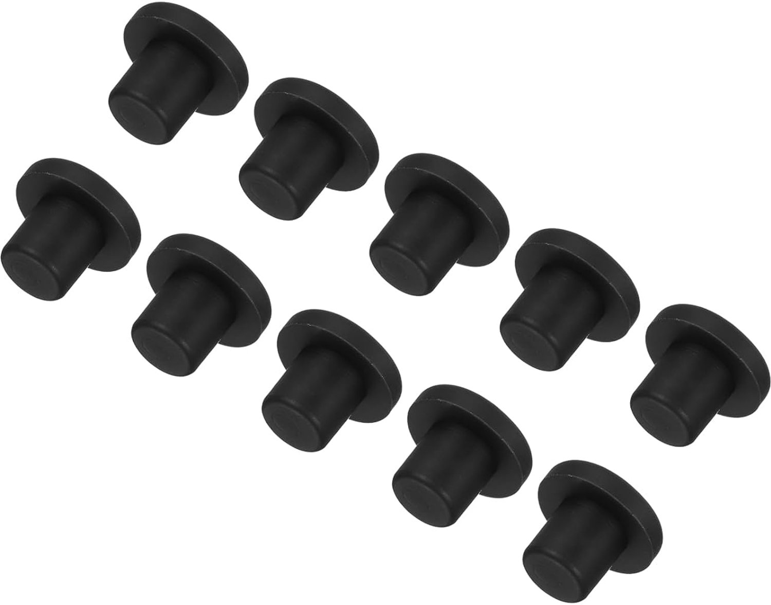 Siliconen stop 9 mm - T-vormige rubberen stop - hoge temperatuur - ideaal voor poedercoating en anodiseren - 30 stuks - ServiceTopper