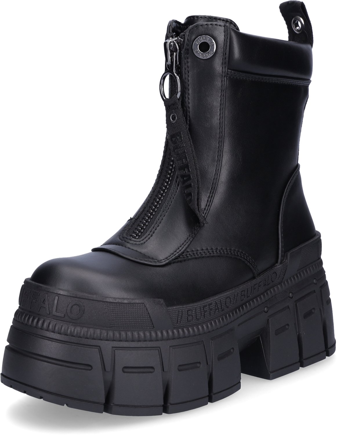 Buffalo dameslaars Gospher Zip Boot zwart