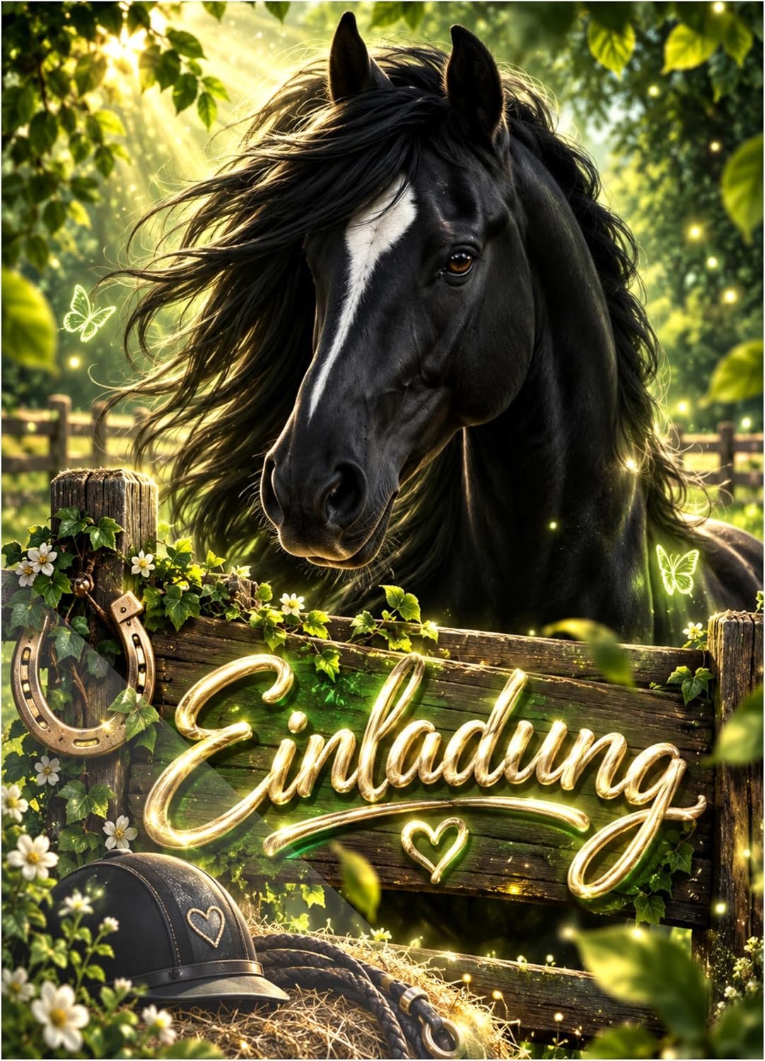 Meisjesverjaardag met paard