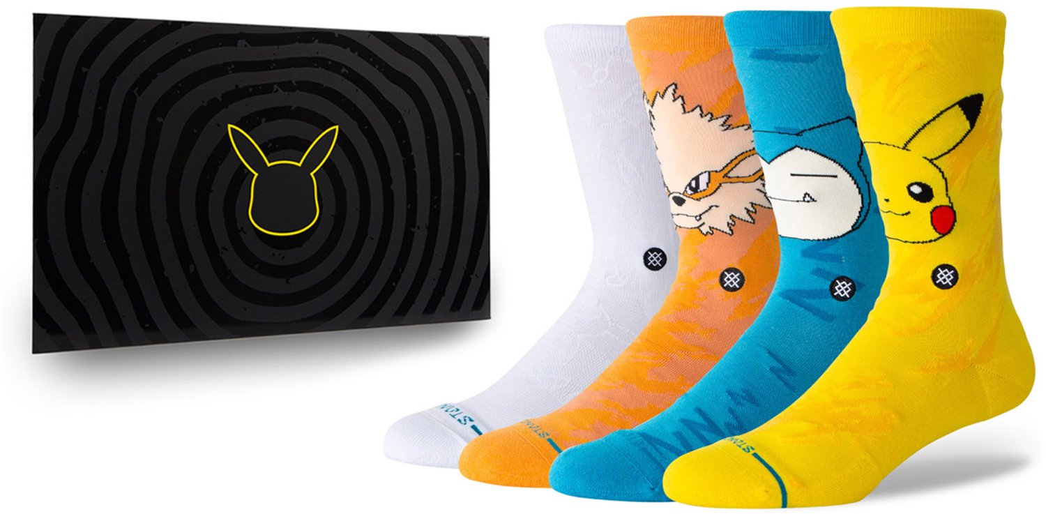 Stance unisex casual giftbox 4P sokken pokémon trainer multi (Pokémon)