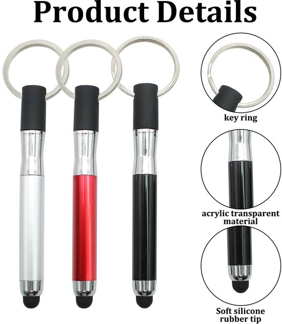 6-Pack Mini Stylus Pen voor Tablets en Smartphones — afbeelding 5