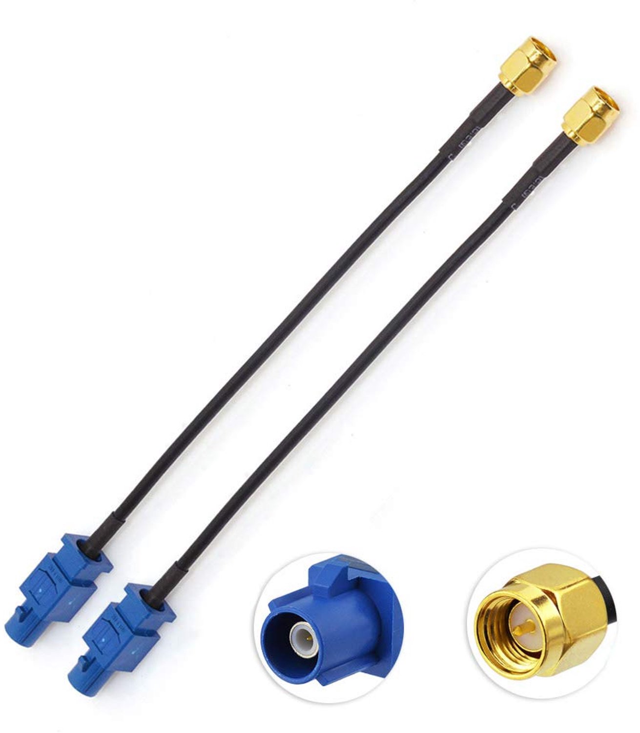 GPS Antenne Adapter Fakra C naar - 2 Stuks voor Auto GPS Navigatie