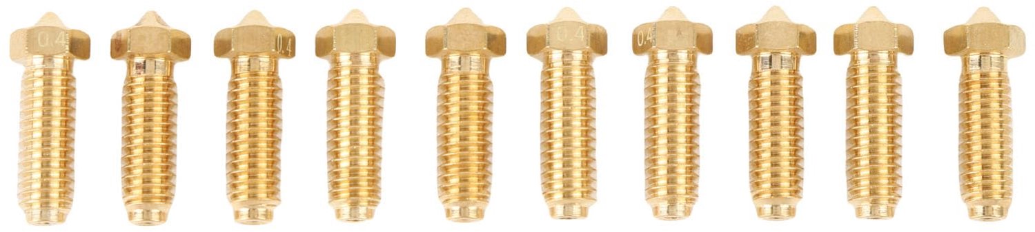 Mondstuk 3D Printer - Messing Nozzle Kit - Vervanging voor PLA/ABS/PETG - 0,4 mm - Compatibel met S1 Combo - Max. temperatuur 320 ℃