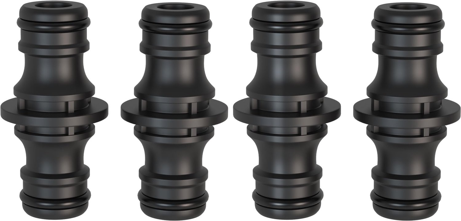 Set van 4 Tuinslang Koppelingen voor 1/2 Inch
